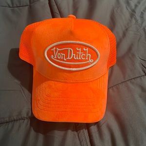 Von Dutch Velvet Trucker Hat